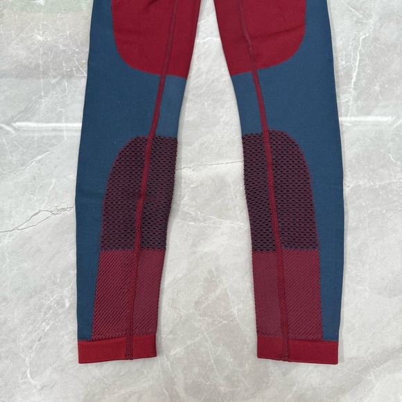 Women’s JoyLab Color Block Seamlessly Knit Mesh 7/8 Athletic Workout Leggings XS - Picture 5 of 16